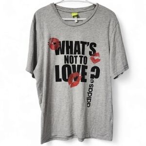 Adidas "What's Not To Love?" tee shirt